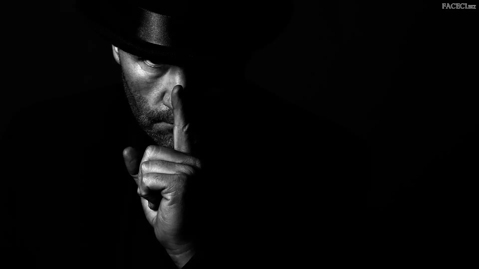 Kapelusz, Twarz, Dłoń